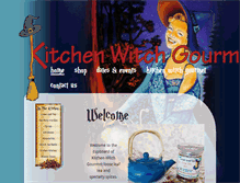 Tablet Screenshot of kitchenwitchgourmet.com